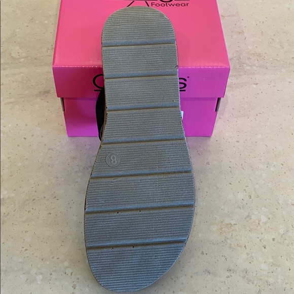 Corkys black/leopard Dafne sandals NEW - Picture 3 of 3